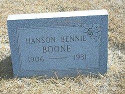 Hanson Bennie Boone 