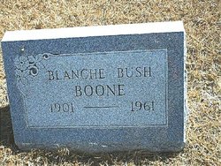 Blanche <I>Bush</I> Boone 