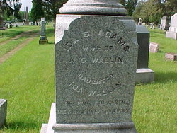 Ida C <I>Adams</I> Wallin 