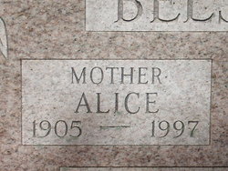 Alice <I>Peterson</I> Belstra 