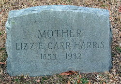 Lizzie <I>Carr</I> Harris 