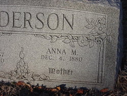Anna M Anderson 