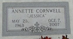 Annette Dianne “Jessica” <I>Jackson</I> Cornwell 