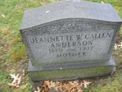 Jeanette W. <I>Callen</I> Anderson 