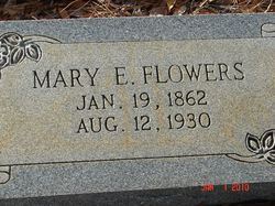 Mary E. “Bessie” <I>Alger</I> Flowers 