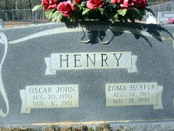 Zoma <I>Harper</I> Henry 