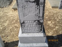 Mary R <I>Lindsey</I> Hancock 