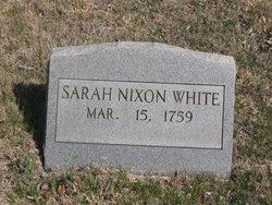 Sarah <I>Nixon</I> White 