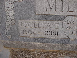 Louella Elizabeth <I>Oliver</I> Miller 