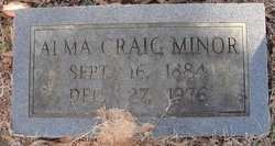 Alma Cora <I>Craig</I> Minor 