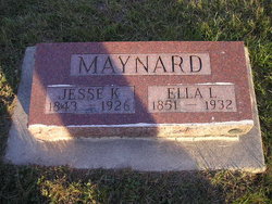 Ella Lydia <I>Lewis</I> Maynard 