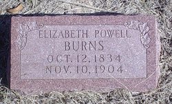 Elizabeth “Bettie” <I>Powell</I> Burns 