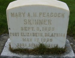 Mary Ann Harriett <I>Peacock</I> Skinner 