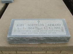Ruby Marie <I>Bordelon</I> Armand 