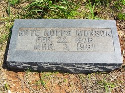Kate <I>Hopps</I> Munson 