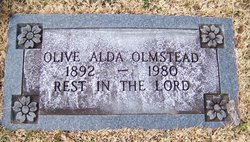 Olive Alda Olmstead 