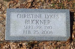 Christine Lykes Buckner 