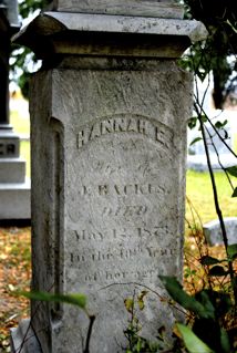 Hannah E. <I>Newkirk</I> Backus 