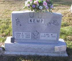 Lena E <I>Rauls</I> Kemp 