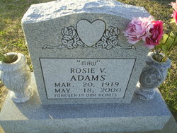 Rosie V Adams 