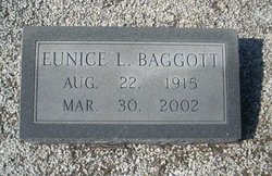 Eunice Lucile Baggott 
