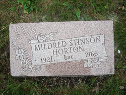 Mildred <I>Stinson</I> Horton 