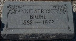 Annie <I>Stricker</I> Bruhl 