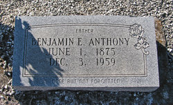 Benjamin E Anthony 