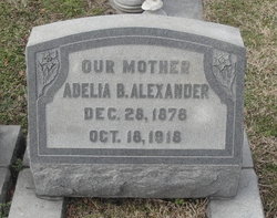 Adelia Bernice <I>Miller</I> Alexander 