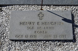 Sgt Henry Emerson Hendrix 