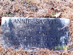 Annie Eudora <I>Sawyer</I> Jones 