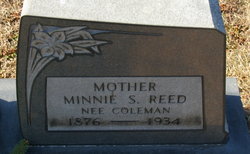 Minnie Silvena <I>Coleman</I> Reed 