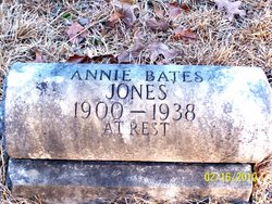 Annie <I>Bates</I> Jones 