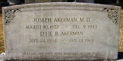 Dr Joseph Akerman 