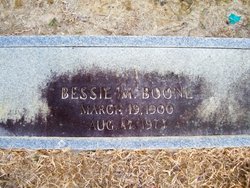 Bessie M. <I>Register</I> Boone 