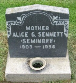 Alice Nicholas <I>Seminoff</I> Sennett 