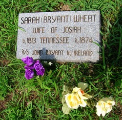 Sarah <I>Bryant</I> Wheat 