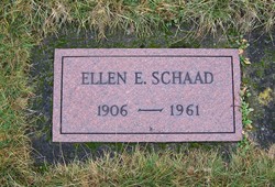 Ellen Eldora <I>Scherf</I> Schaad 