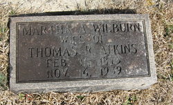 Martha Ann <I>Wilburn</I> Atkins 