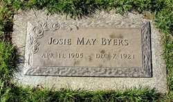 Josephine May “Josie” Byers 