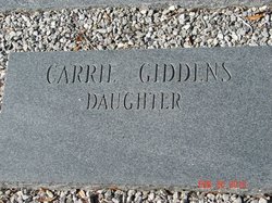 Carrie <I>Giddens</I> Chambers 