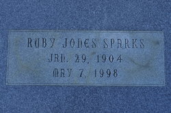 Ruby <I>Jones</I> Sparks 
