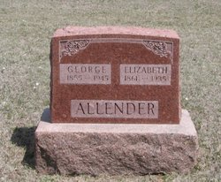 Elizabeth “Lizzie” <I>Main</I> Allender 