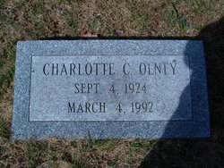 Charlotte C <I>Chandler</I> Olney 