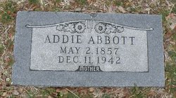 Addie <I>Dickson</I> Abbott 