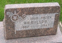 Julia Ann “Julie” <I>Halley</I> Hamilton 