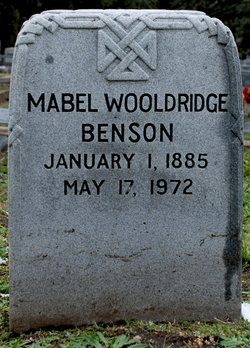 Mabel <I>Wooldridge</I> Benson 