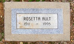 Rosetta Mae <I>Burnett</I> Ault 