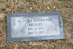 Blanche <I>Goodridge</I> Brunjes 