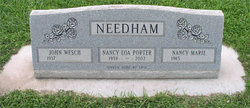 Nancy Loa <I>Porter</I> Needham 